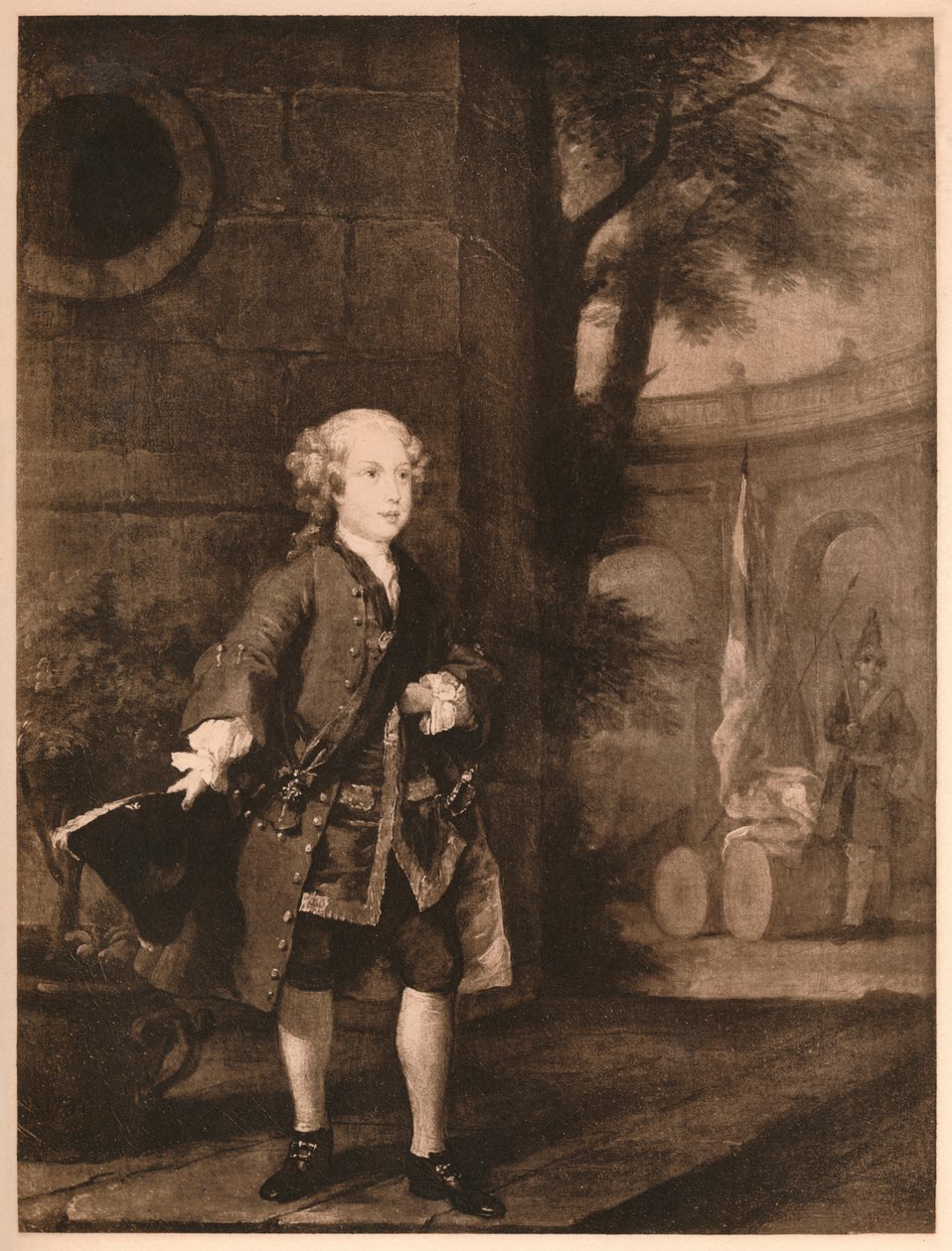 William Augustus, książę Cumberland, 1732 autorstwa William Hogarth