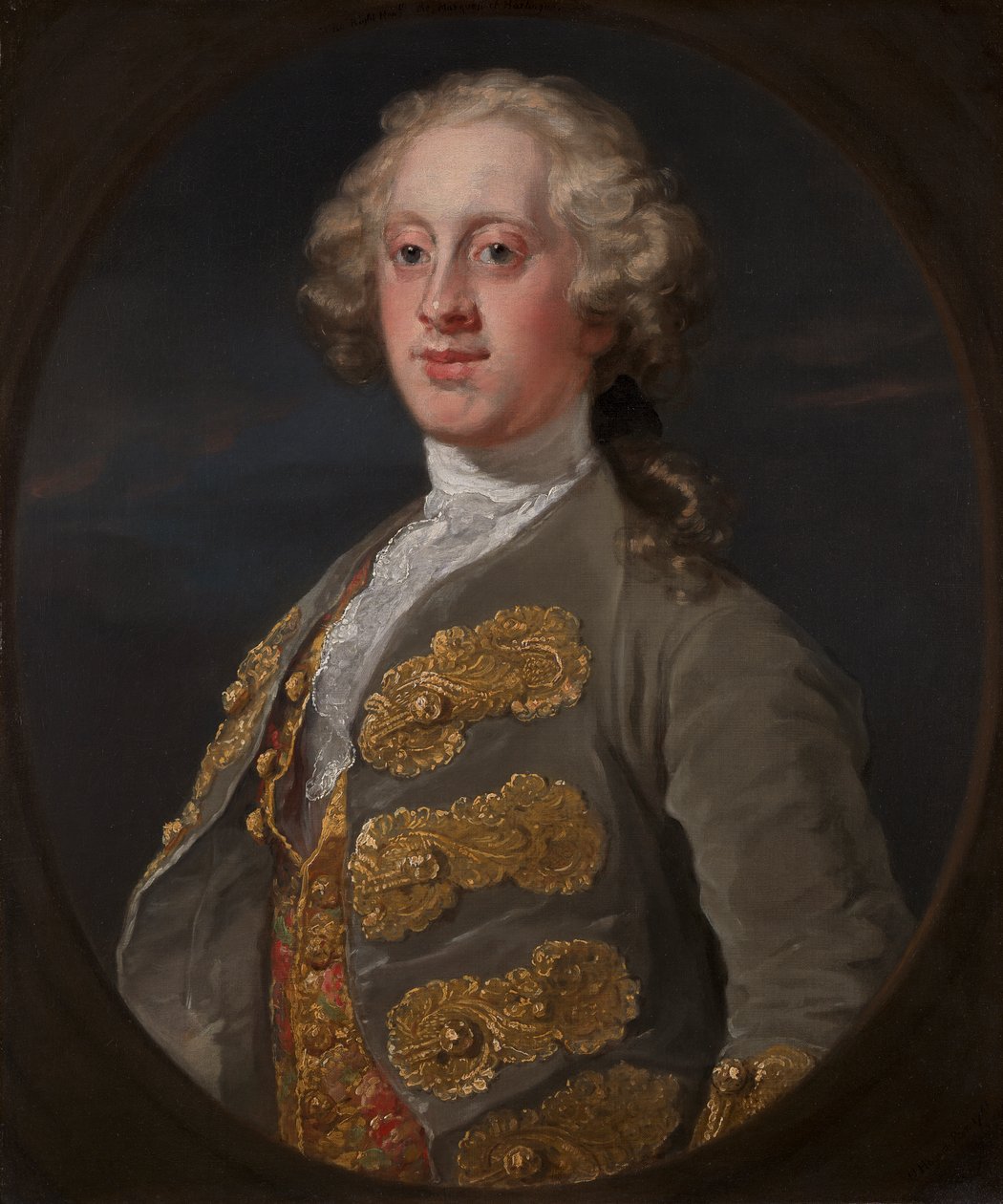 William Cavendish, markiz Hartington, później czwarty książę Devonshire autorstwa William Hogarth