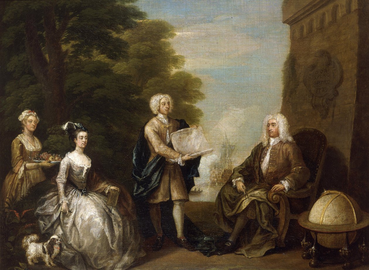 Woodes Rogers (ok. 1679-1732) autorstwa William Hogarth