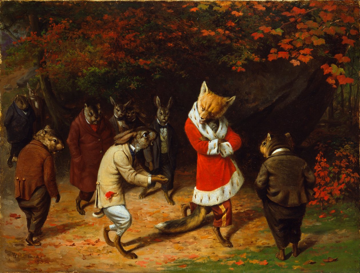 Jego Wysokość przyjmuje autorstwa William Holbrook Beard
