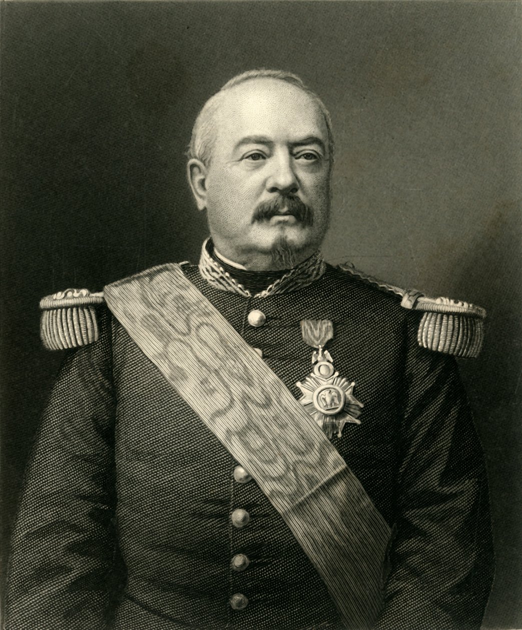 „Marszałek Bazaine”, ok. 1872 r. autorstwa William Holl