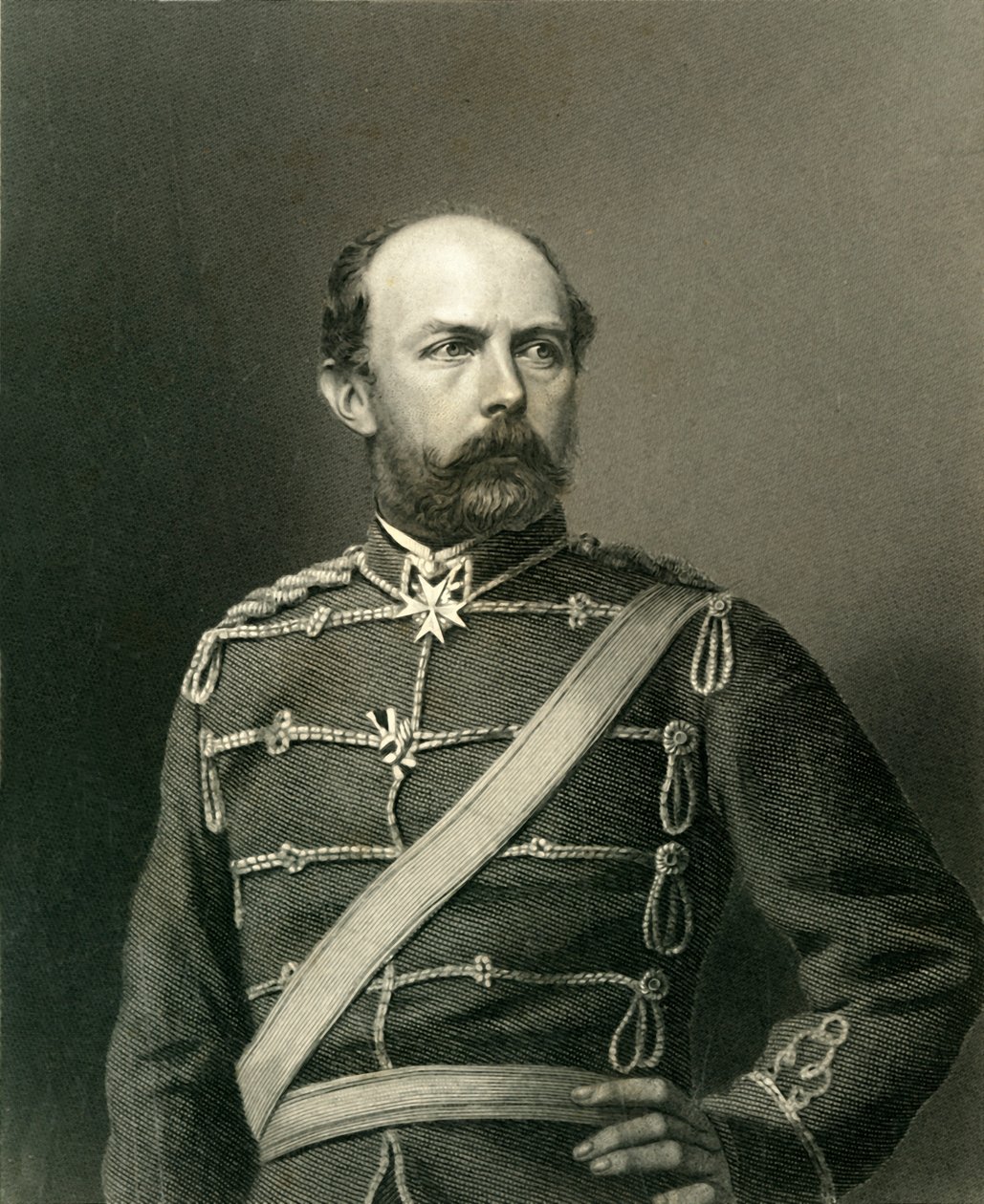 „Książę Fryderyk Karol”, ok. 1872 r. autorstwa William Holl