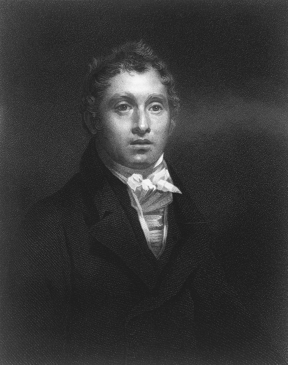 Sir David Brewster, szkocki fizyk, 1800 rok autorstwa William Holl