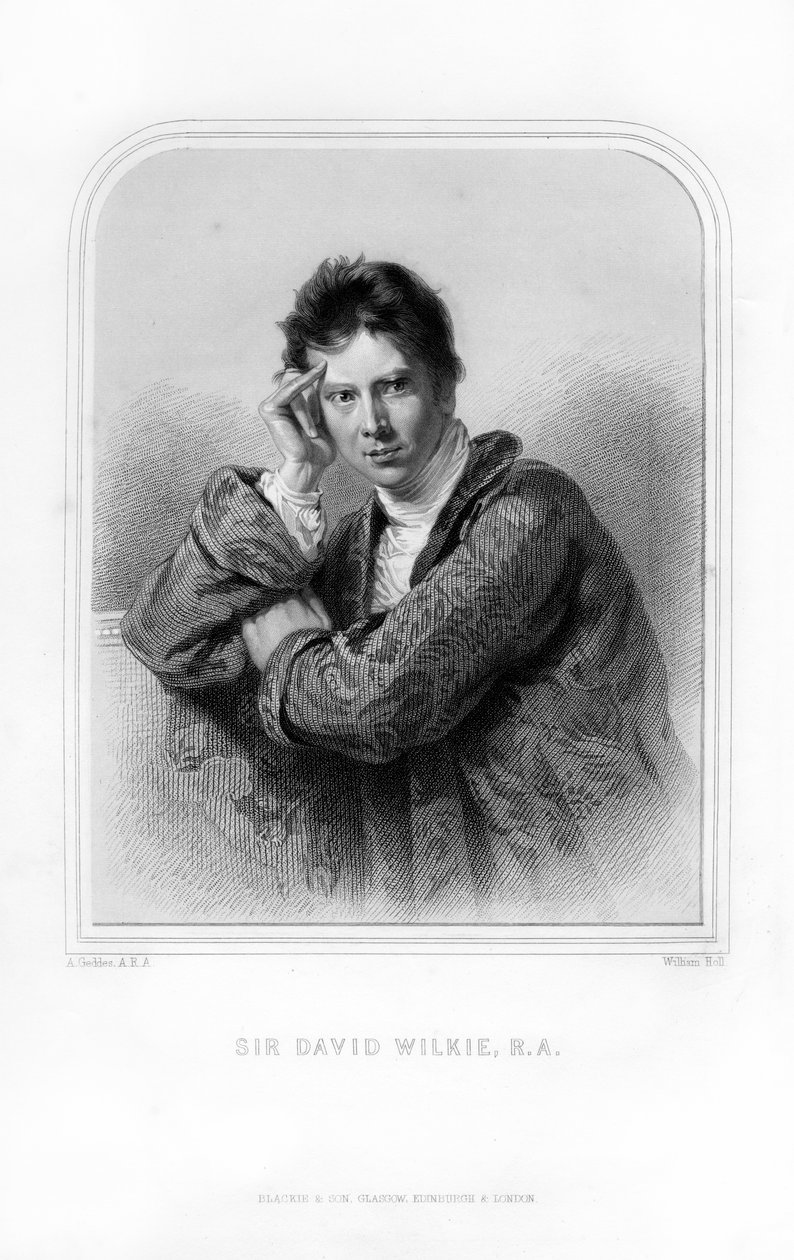 Sir David Wilkie, szkocki malarz, 1870. autorstwa William Holl