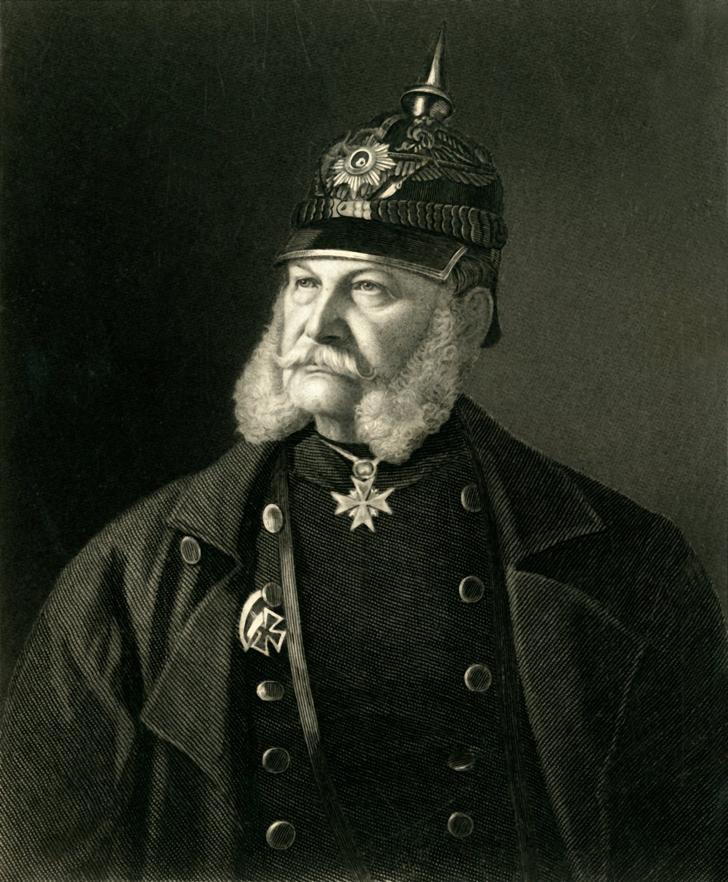 „William I, król Prus i cesarz Niemiec”, ok. 1872 r. autorstwa William Holl