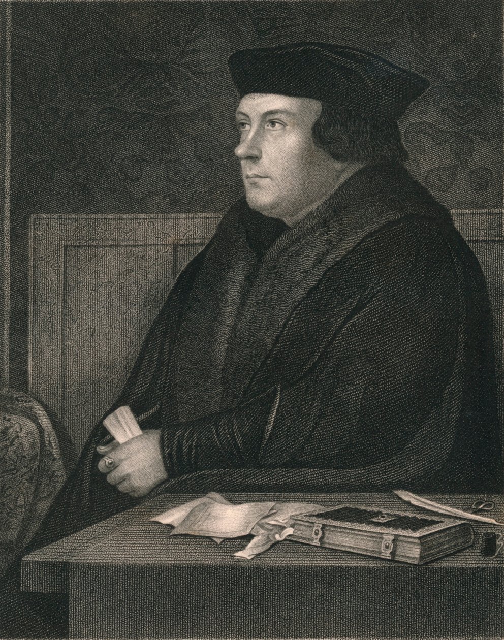Thomas Cromwell, hrabia Essex, połowa XIX wieku. autorstwa William Holl I