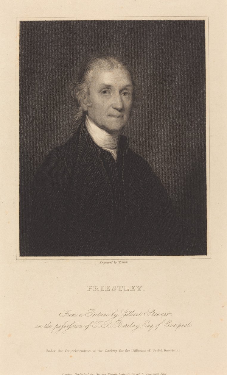 Priestley autorstwa William Holl I after Gilbert Stuart