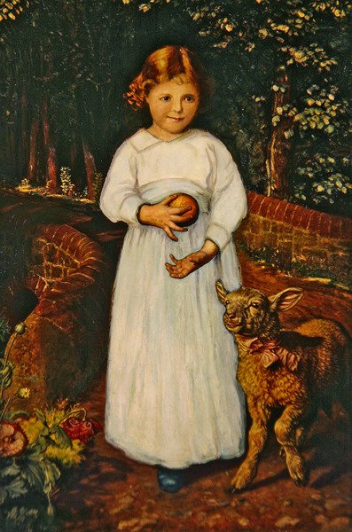 Miss Flamborough (olej na płótnie) autorstwa William Holman Hunt