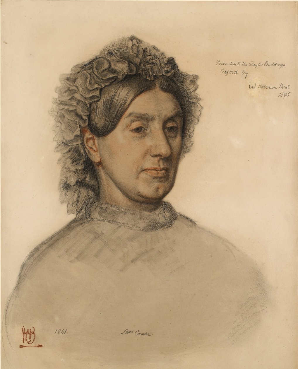 Pani Thomas Combe 1806-1893, XIX wiek autorstwa William Holman Hunt