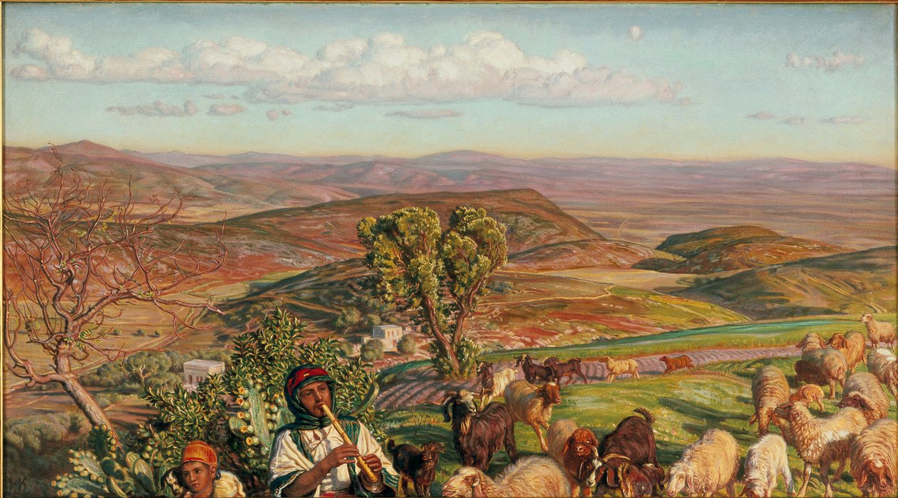 Równina Ezdrelon ze Wzgórz nad Nazaretem, 1876 autorstwa William Holman Hunt