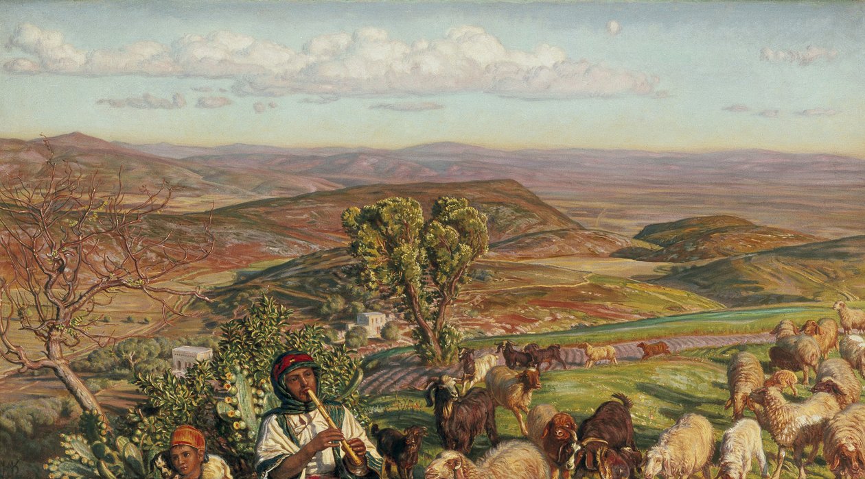 Równina Ezdrelon ze Wzgórz nad Nazaretem, XIX w. autorstwa William Holman Hunt