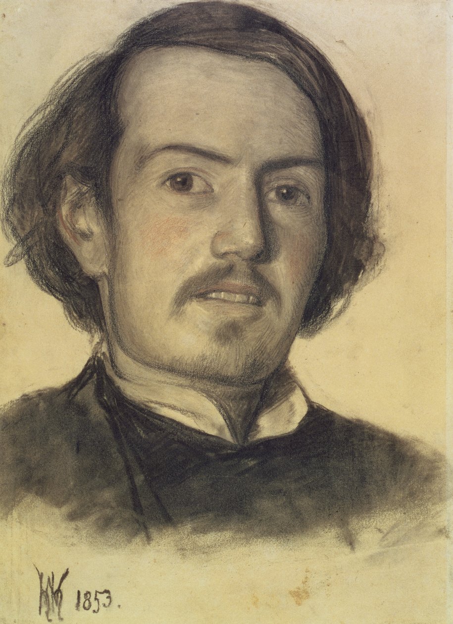 Portret Waltera Howella Deverella, 1853 autorstwa William Holman Hunt