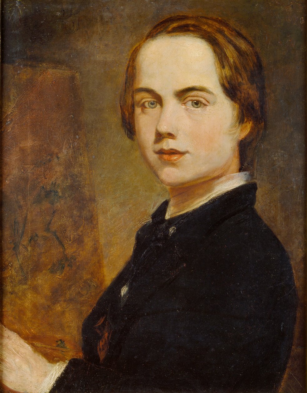 Autoportret w wieku 14 lat, 1841 autorstwa William Holman Hunt
