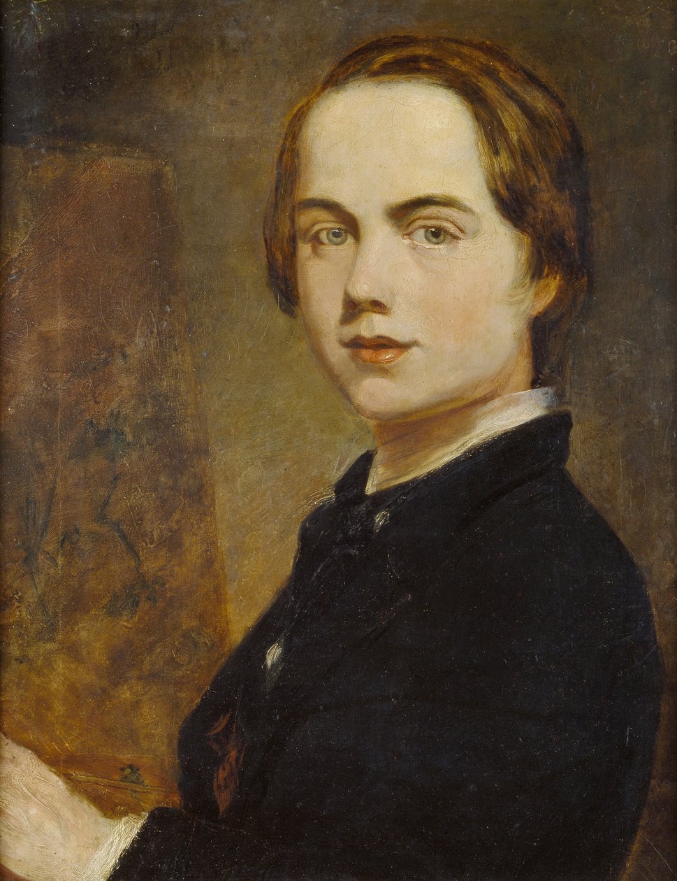 Autoportret w wieku 14 lat, 1841 autorstwa William Holman Hunt
