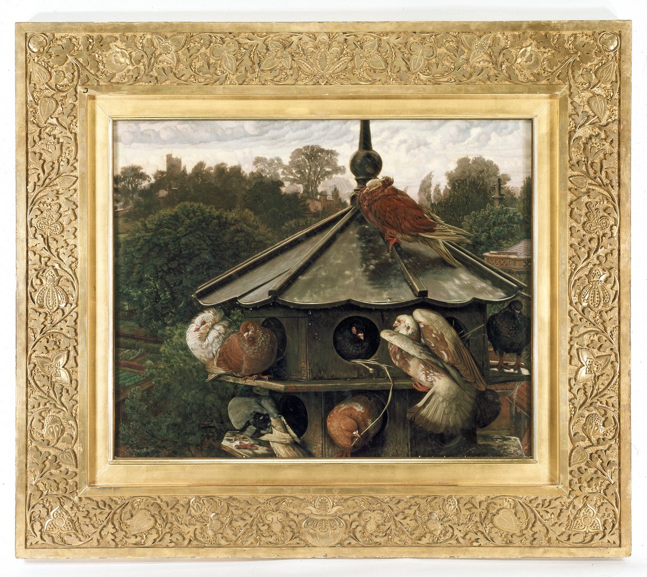 Święto św. Swithina lub Gołębnika, 1866-75 autorstwa William Holman Hunt
