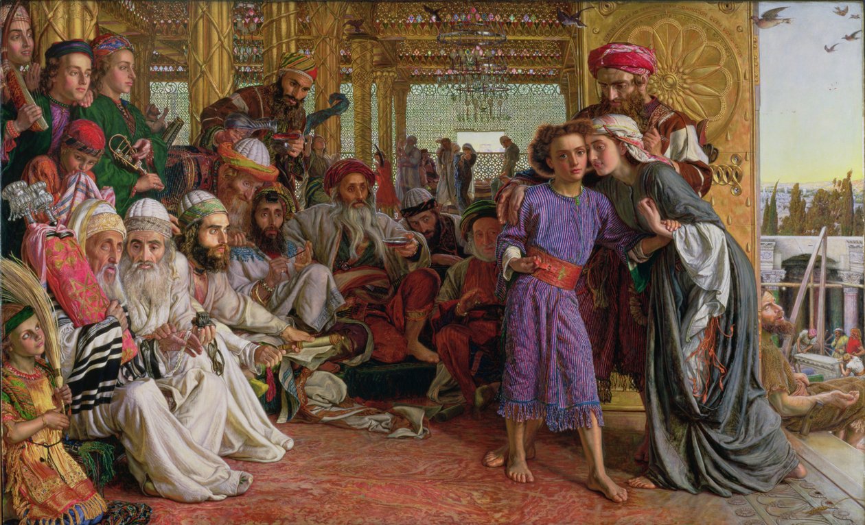 Znalezienie Zbawiciela w Świątyni autorstwa William Holman Hunt