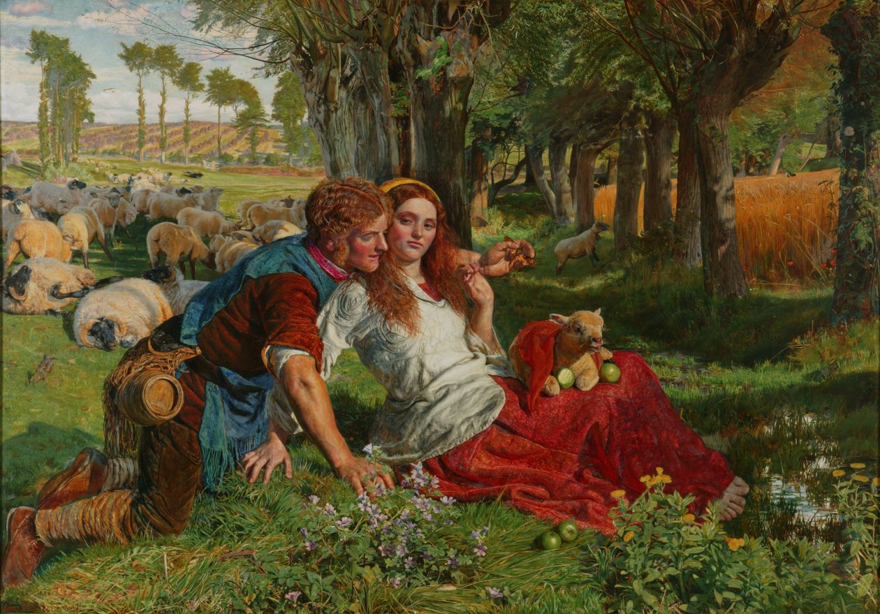 Najemnik Pasterz autorstwa William Holman Hunt