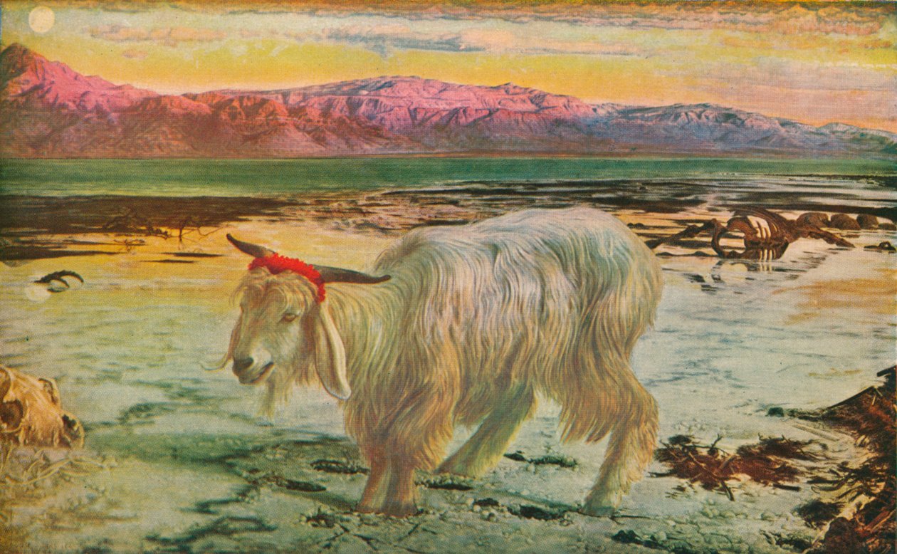 Kozioł ofiarny, 1854-56, 1911 autorstwa William Holman Hunt