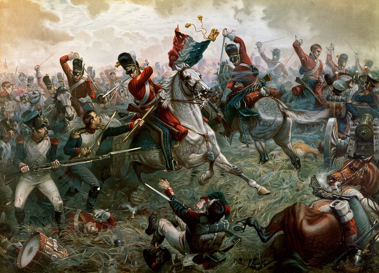 Bitwa pod Waterloo, 18 czerwca 1815, 1898 autorstwa William Holmes Sullivan