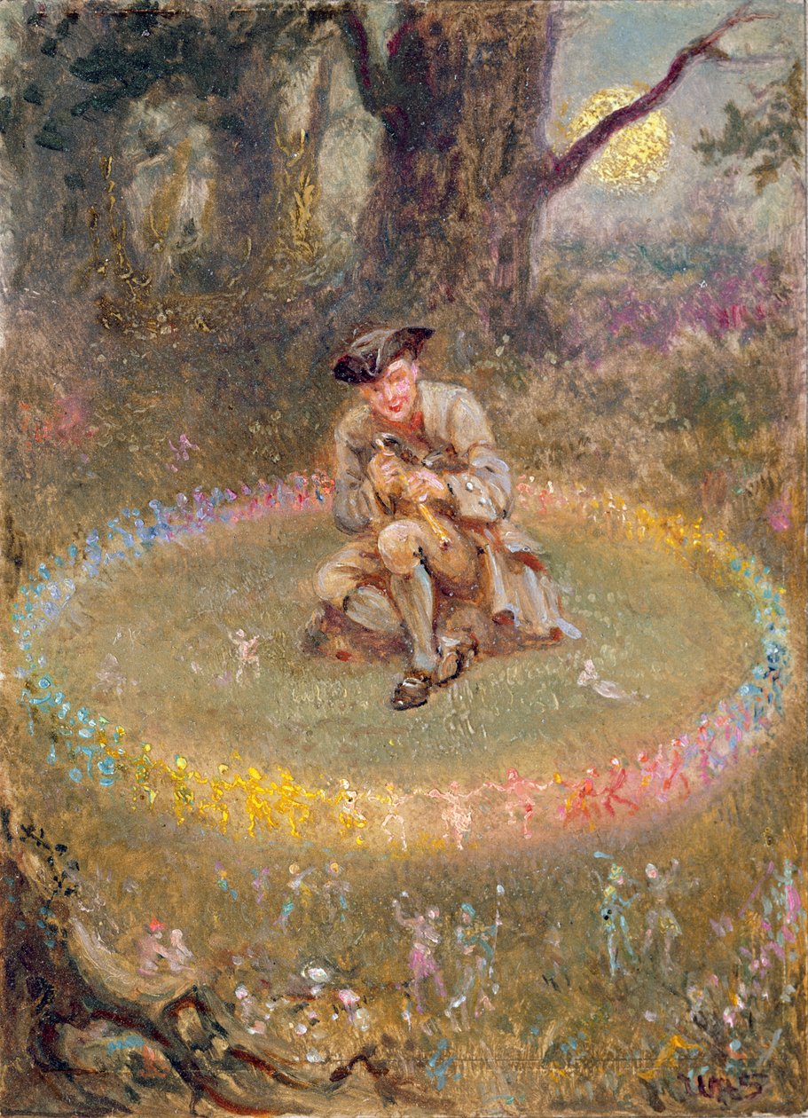 Pierścień Wróżek - Zaczarowana Piper, ok.1880 autorstwa William Holmes Sullivan