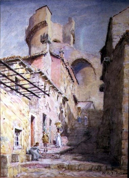 Carro (akwarela na papierze) autorstwa William Holt Yates Titcomb