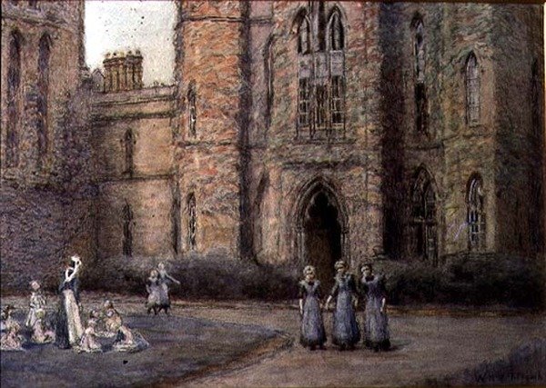 The Old Blind Asylum, Bristol (pastel na papierze) autorstwa William Holt Yates Titcomb