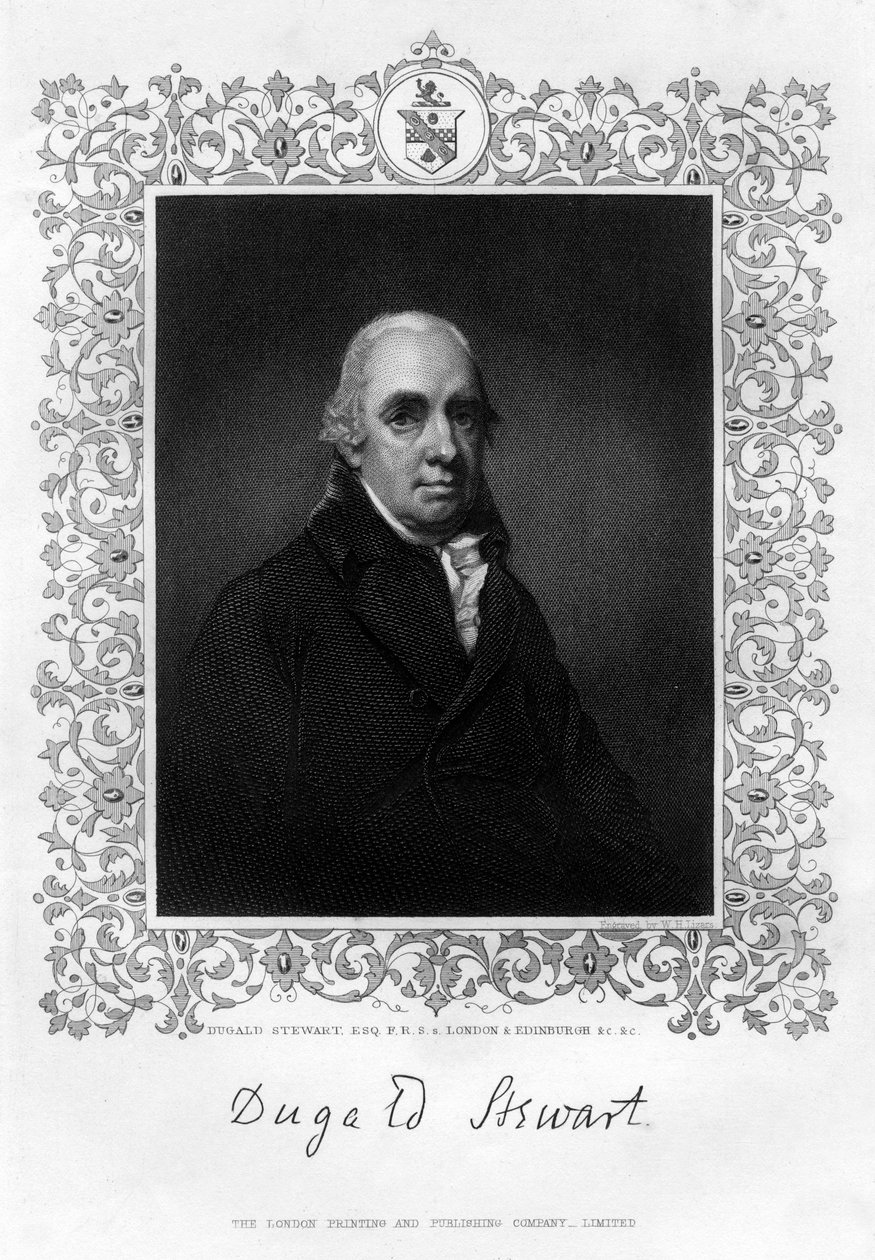 Dugald Stewart, XIX wiek autorstwa William Home Lizars
