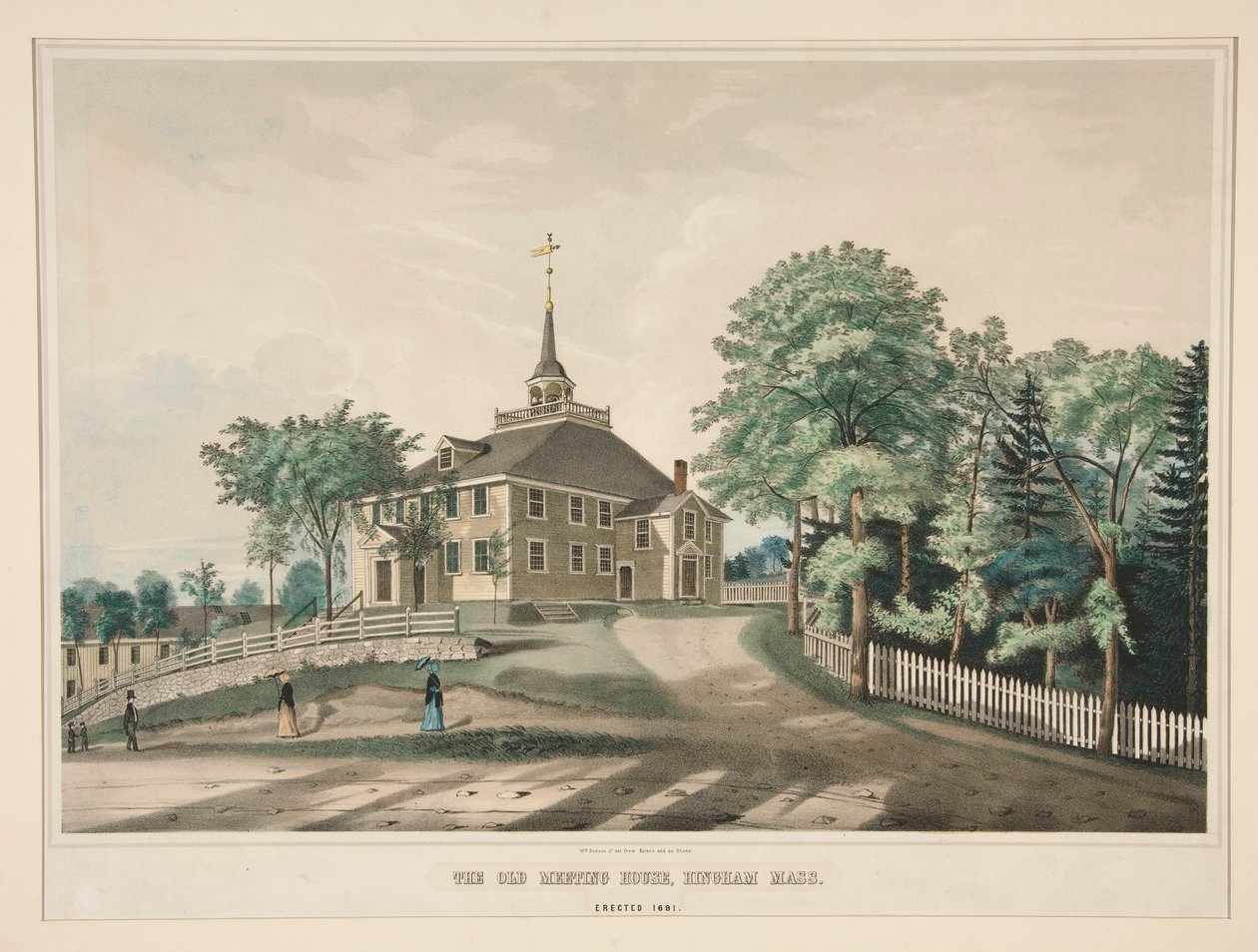 Stary Dom Spotkań, Hingham, Msza św. autorstwa William Hudson