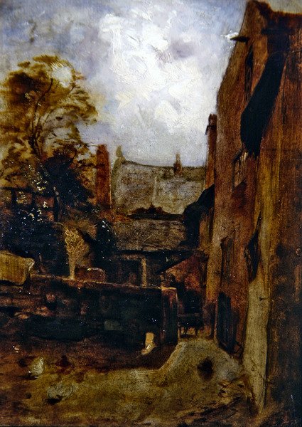 Szkic do Bidestone Farmhouse autorstwa William Huggins