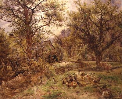 Stary młyn wodny autorstwa William Huggins