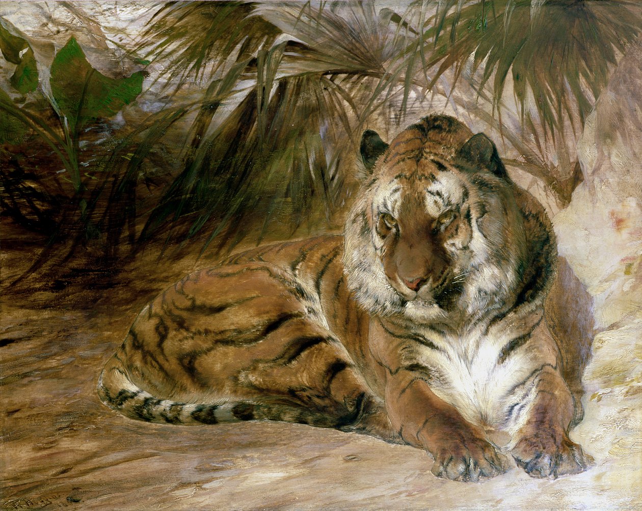 Tiger autorstwa William Huggins