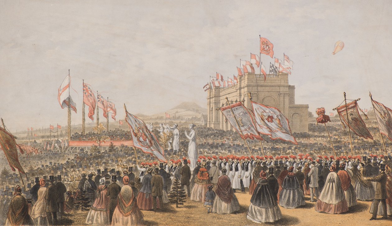 Otwarcie Baxter Park Dundee 9 września 1863 r autorstwa William Husband McFarlane