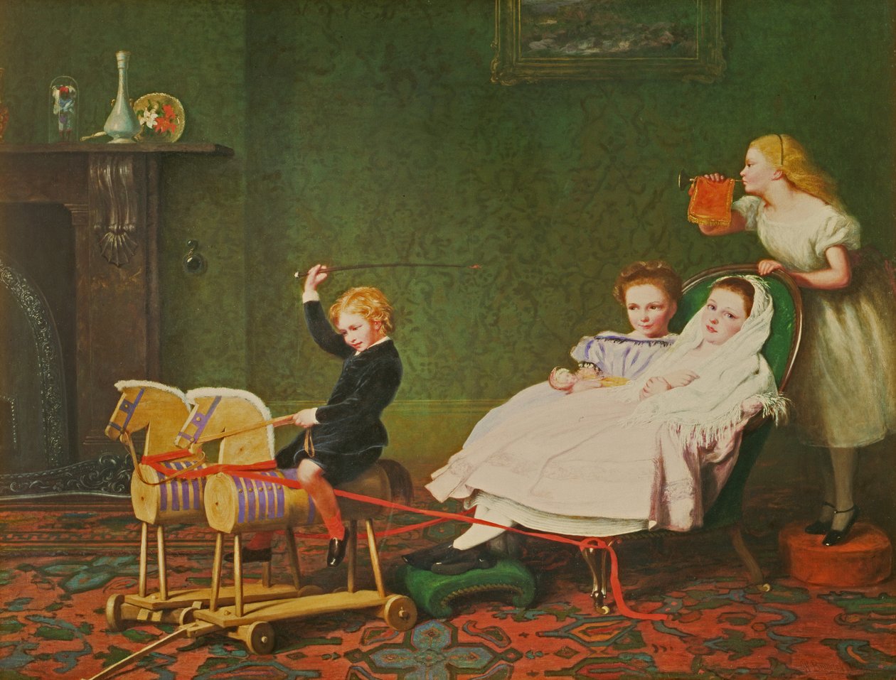 Powóz na bal, 1868 autorstwa William III Bromley