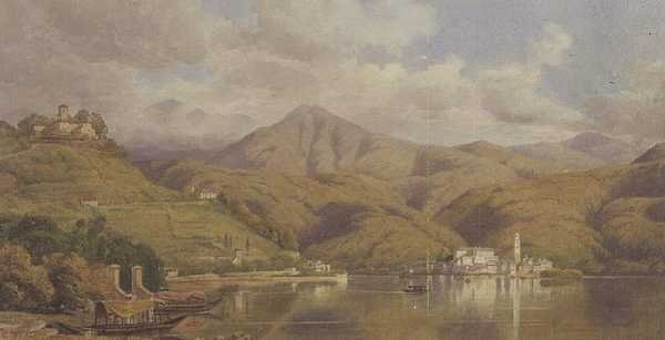 Jezioro Orta autorstwa William J. Ferguson
