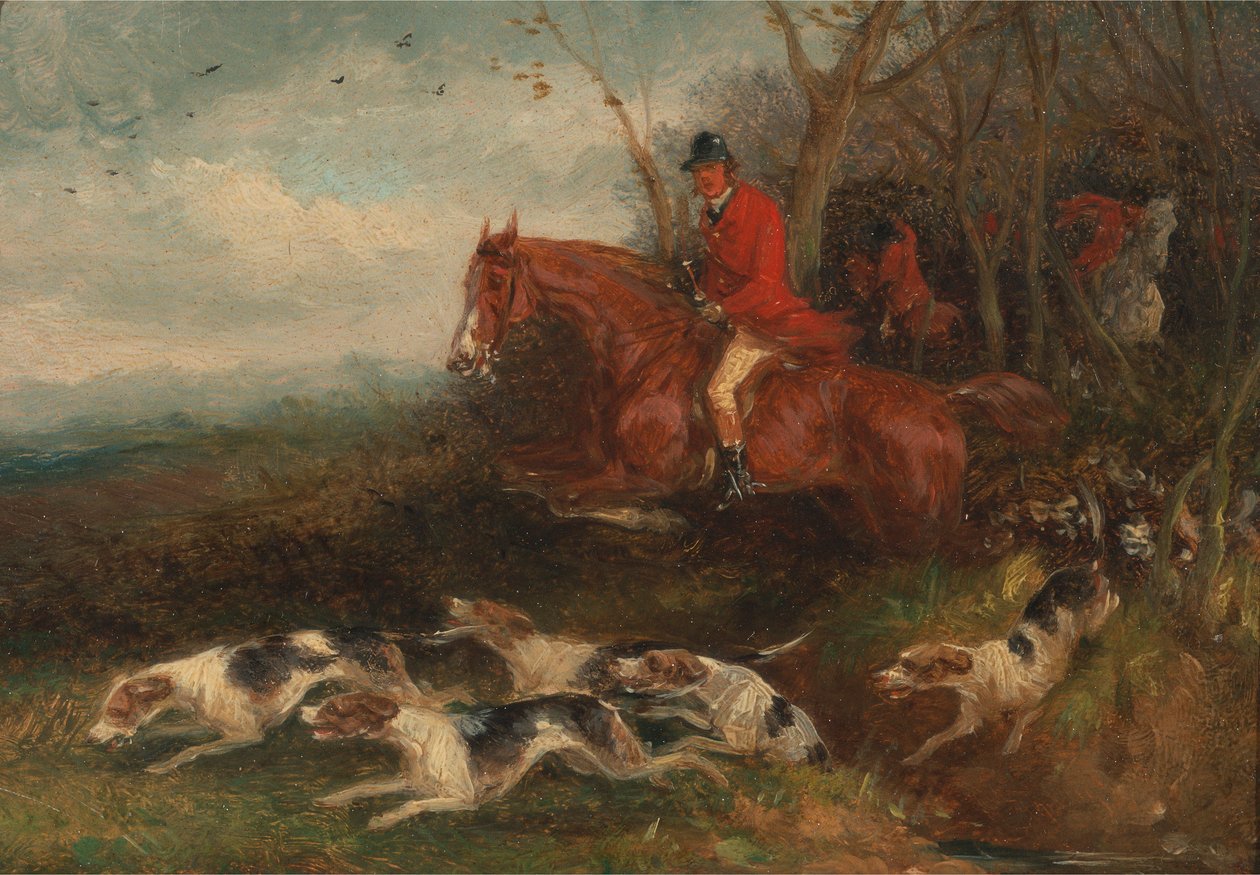 Polowanie na lisy: łamanie okładki autorstwa William J. Shayer