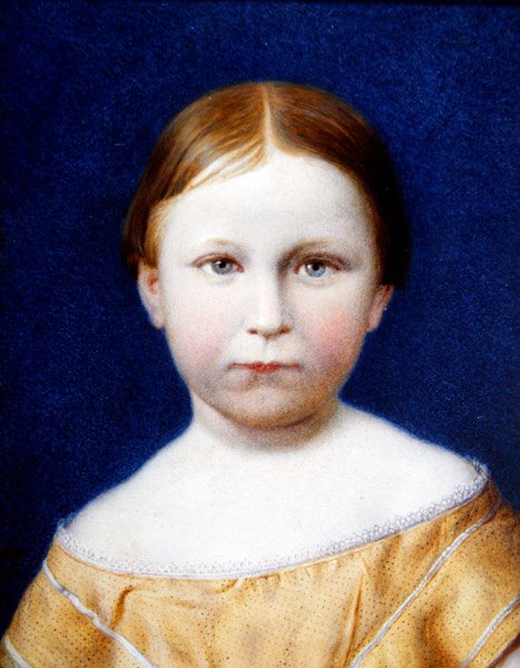 Portret córki artysty autorstwa William J. Webbe or Webb