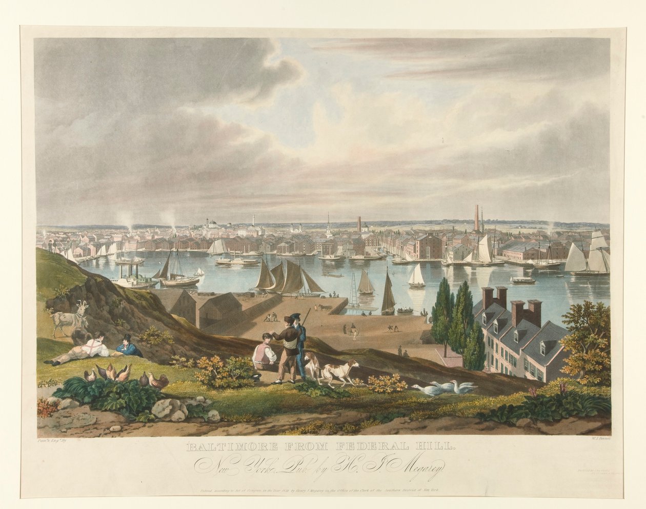 Baltimore z Federal Hill autorstwa William James Bennett