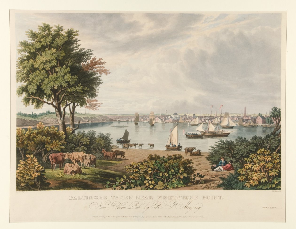 Zdjęcie Baltimore wykonane w pobliżu Whetstone Point autorstwa William James Bennett