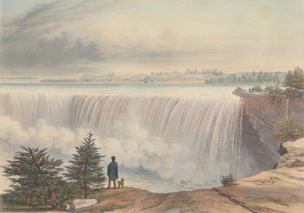 Niagara Falls from the Table Rock, opublikowana w 1840 r. autorstwa William James Bennett