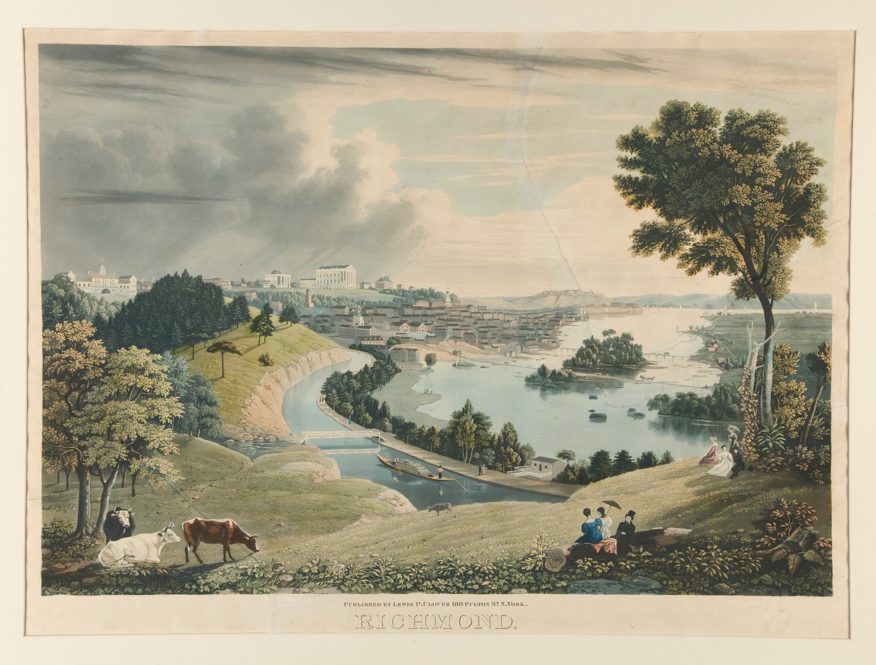 Widok na Richmond autorstwa William James Bennett