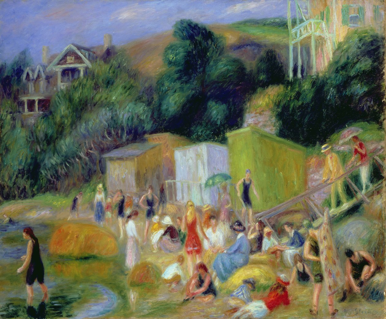 Plaża w Annisquam autorstwa William James Glackens