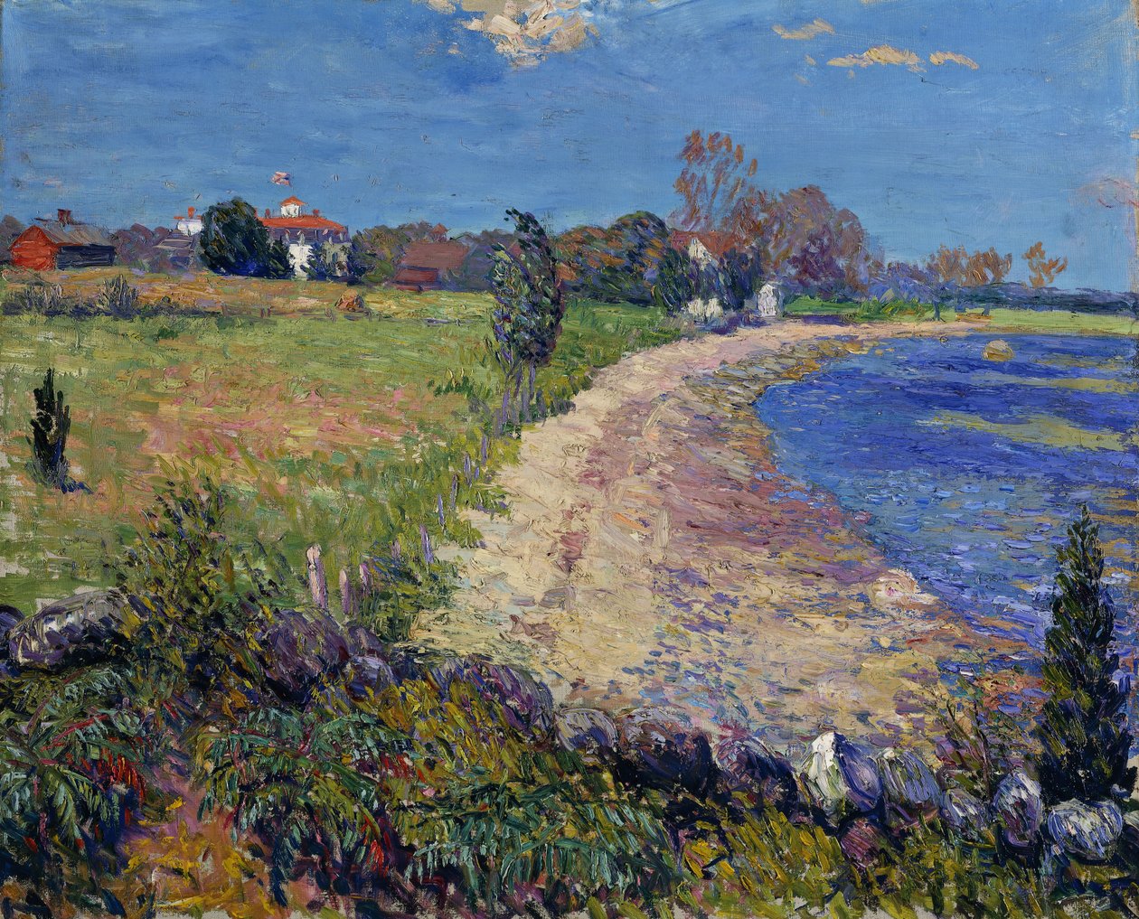 Kręta plaża, Nowa Anglia autorstwa William James Glackens