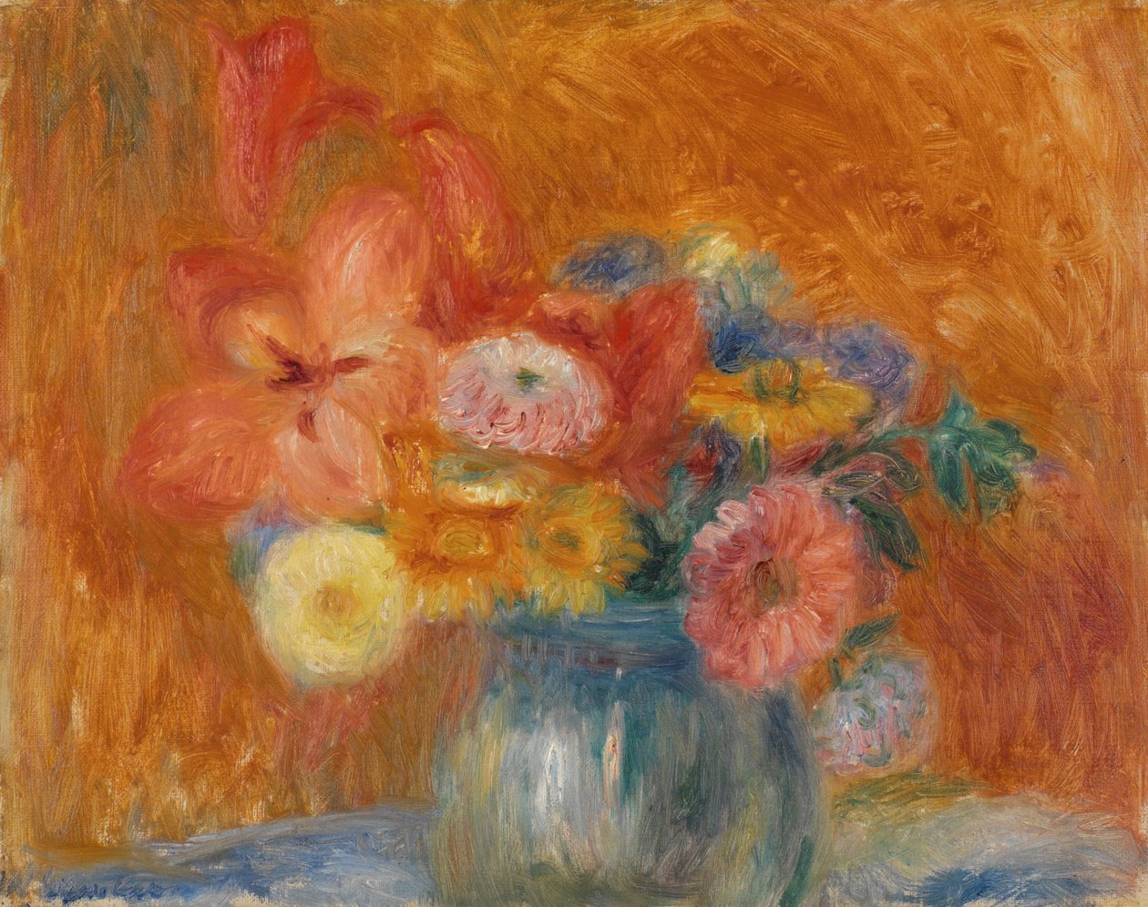 Zielona Miska Kwiatów autorstwa William James Glackens