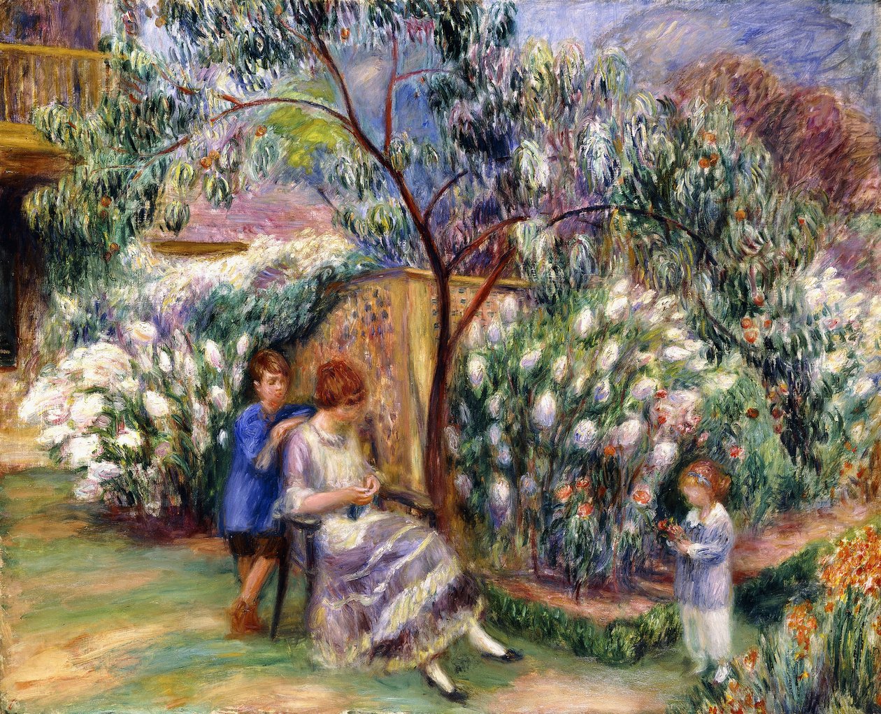 W ogrodzie autorstwa William James Glackens