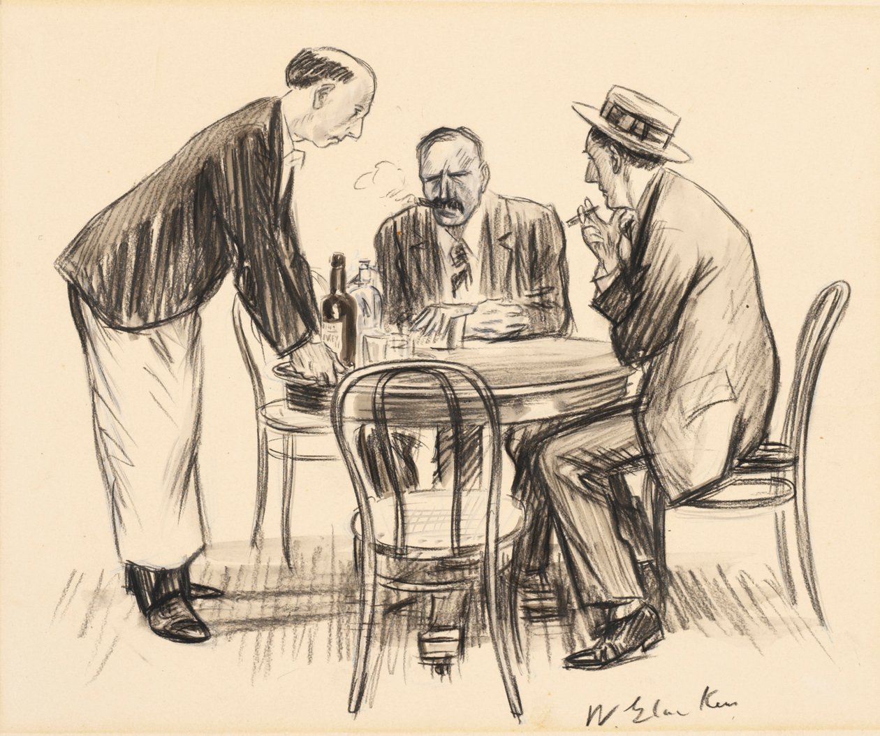 Nigdy więcej, zauważył ponuro autorstwa William James Glackens