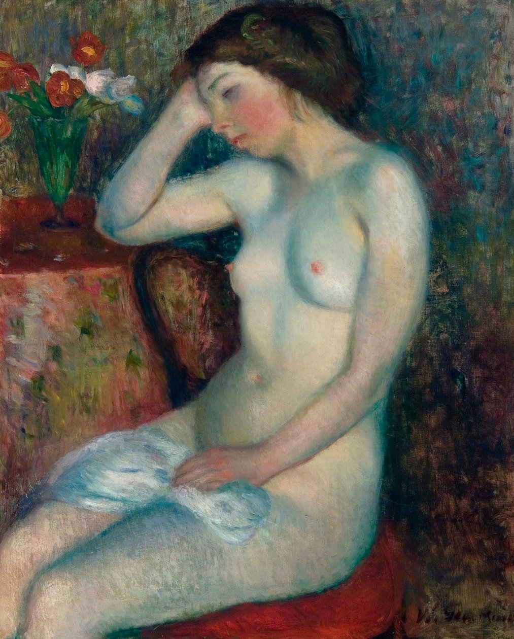 Śpiąca dziewczyna autorstwa William James Glackens