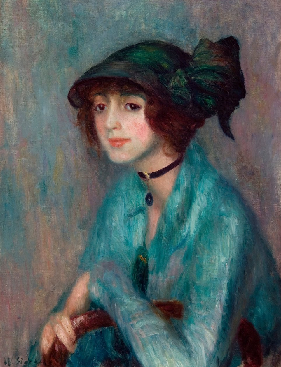 Brunetka autorstwa William James Glackens