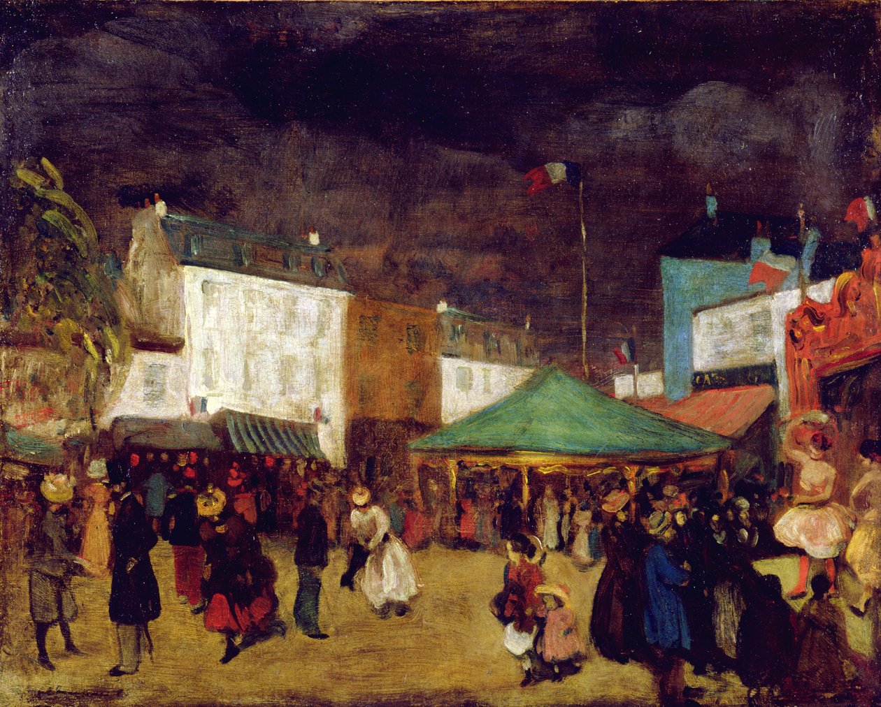Jarmark Powiatowy, ok. 1895 autorstwa William James Glackens