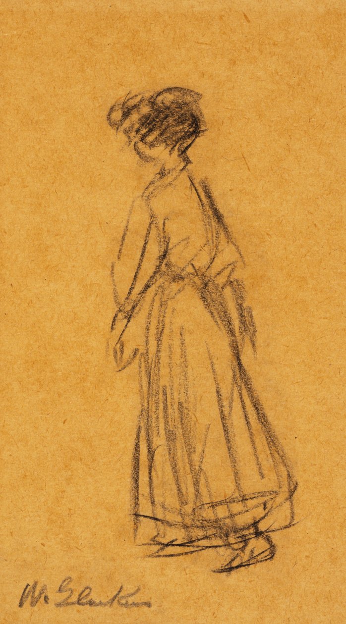 Idąca kobieta autorstwa William James Glackens