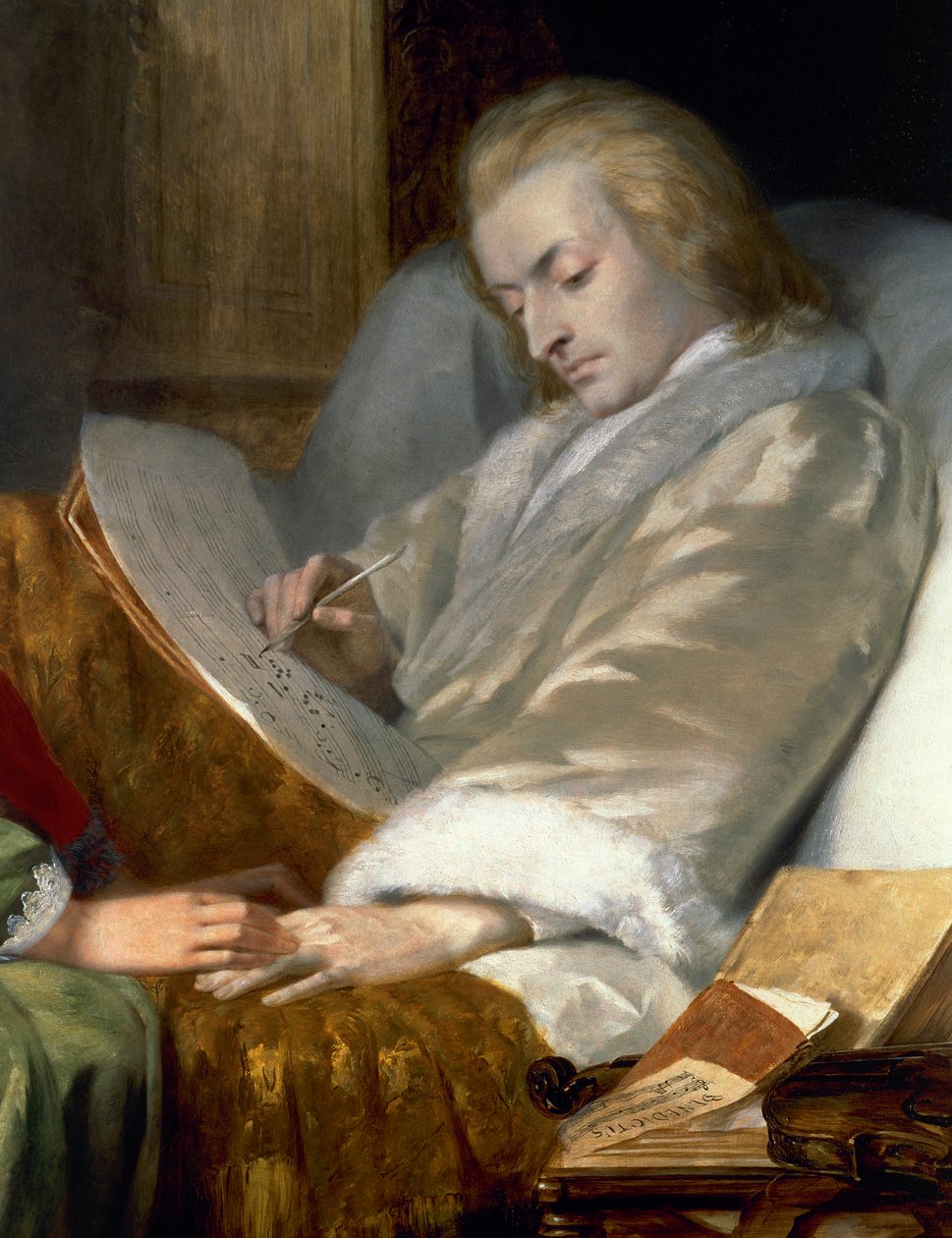Wolfgang Amadeusz Mozart (1756-1791) autorstwa William James Grant